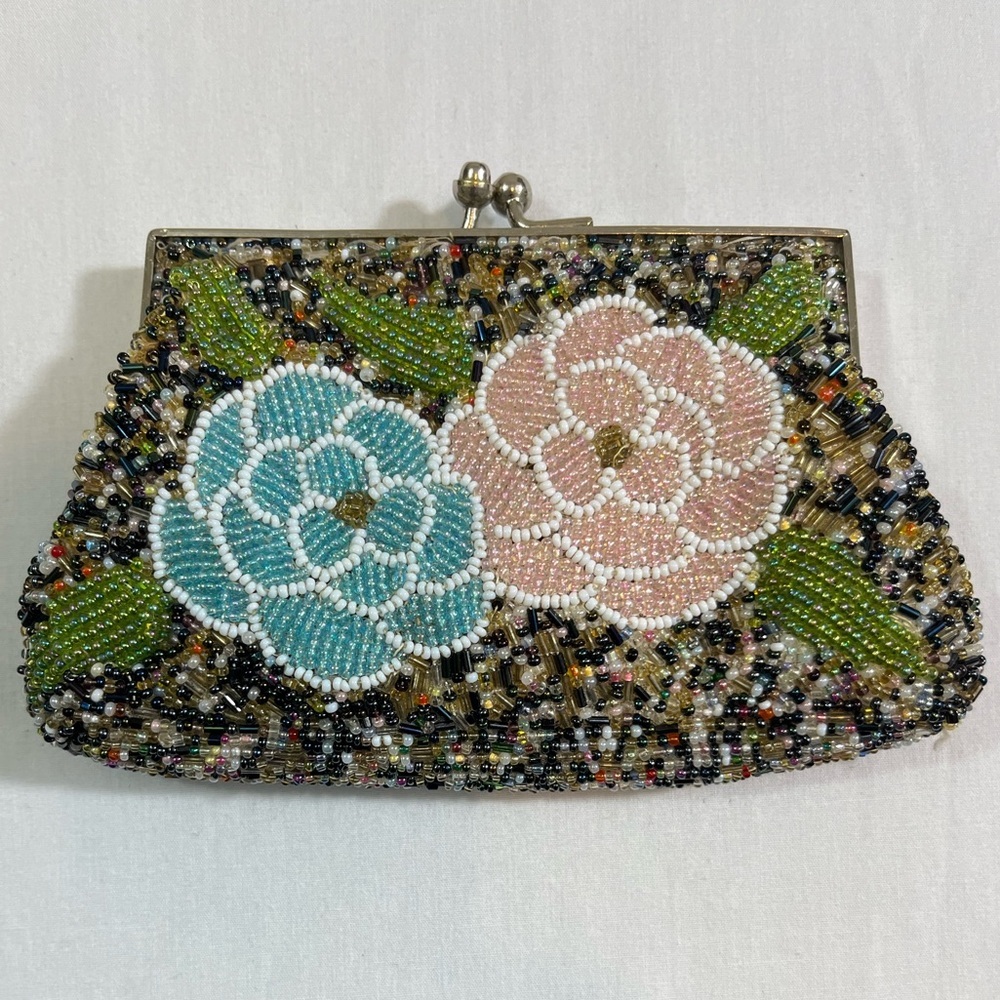 Intricately Beaded Mini Clutch/Purse Unique Handcrafted